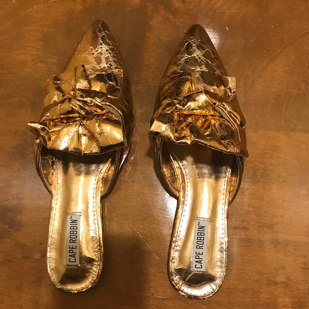 Metallic loafers
